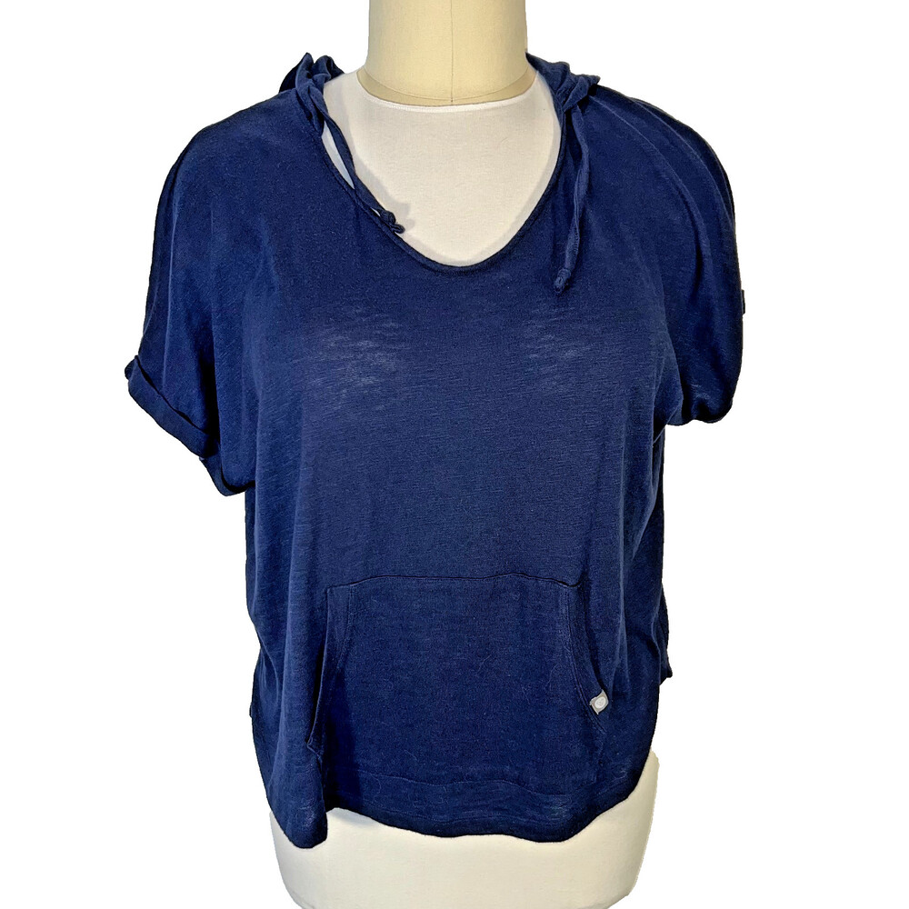 LIVI Active Hooded Sweatshirt Womens 18/20 Short Dolman Sleeve Front Pocket